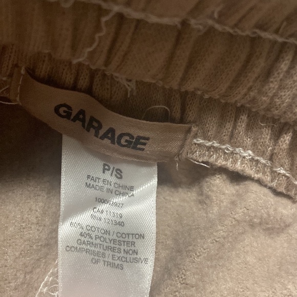 Garage size small brown sweatshorts. - Picture 2 of 3